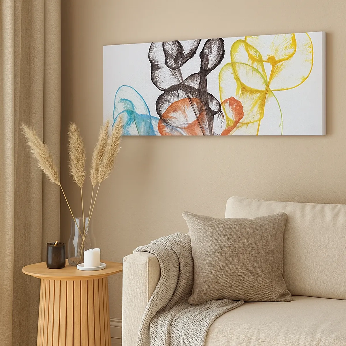 Obraz na plátne - Kvety s dušou - 30x30 cm