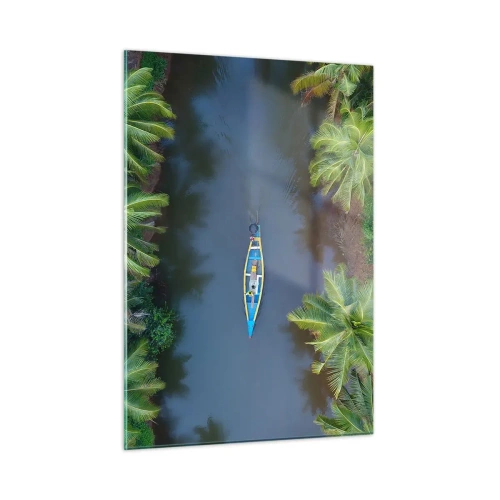 Obraz na skle - Na tropickom chodníku - 50x70 cm