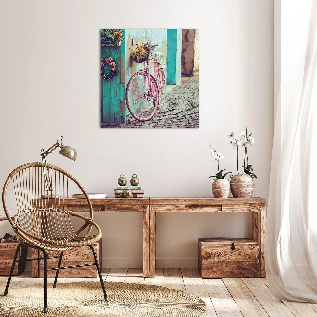 Obraz na plátne - Hneď sa vrátim - 70x70 cm