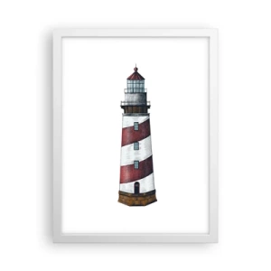 Plagát v bielom ráme - Vždy na stráži - 30x40 cm