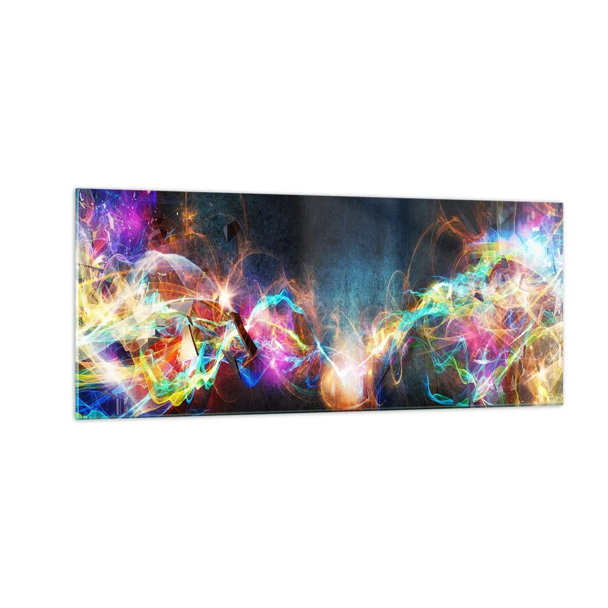Obraz na skle - Radostne proti tme - 100x40 cm