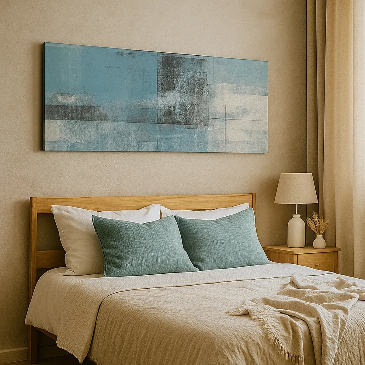 Obraz na plátne - Voda a vzduch - 30x30 cm