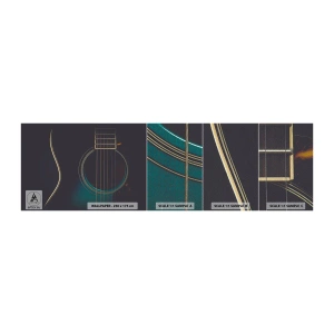 Vzorka fototapety Premium Sand - Okamih, než to zaznie - Gitara, Hudba, Struny - 100x30 cm