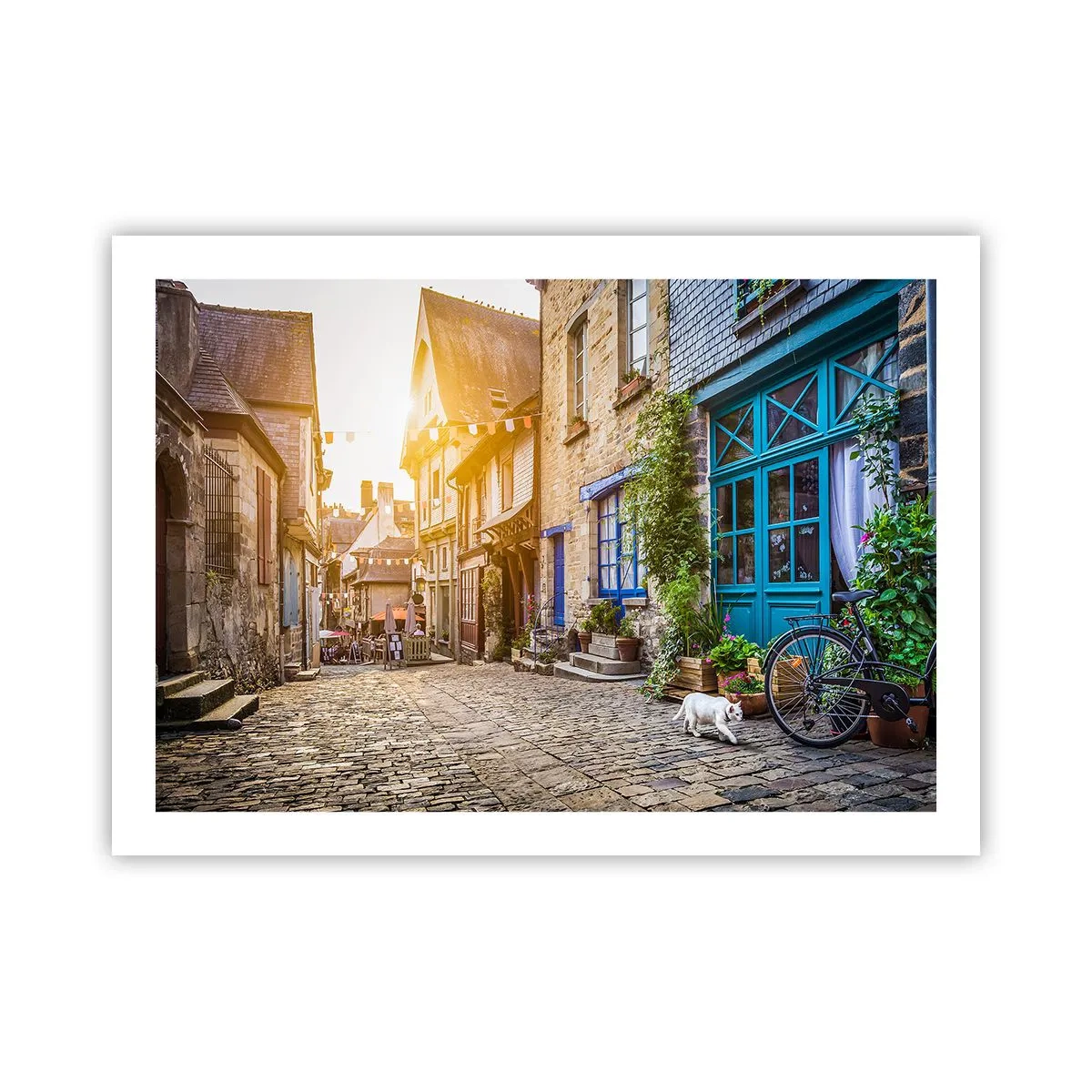 Plagát - Biely duch mestečka - 70x50 cm