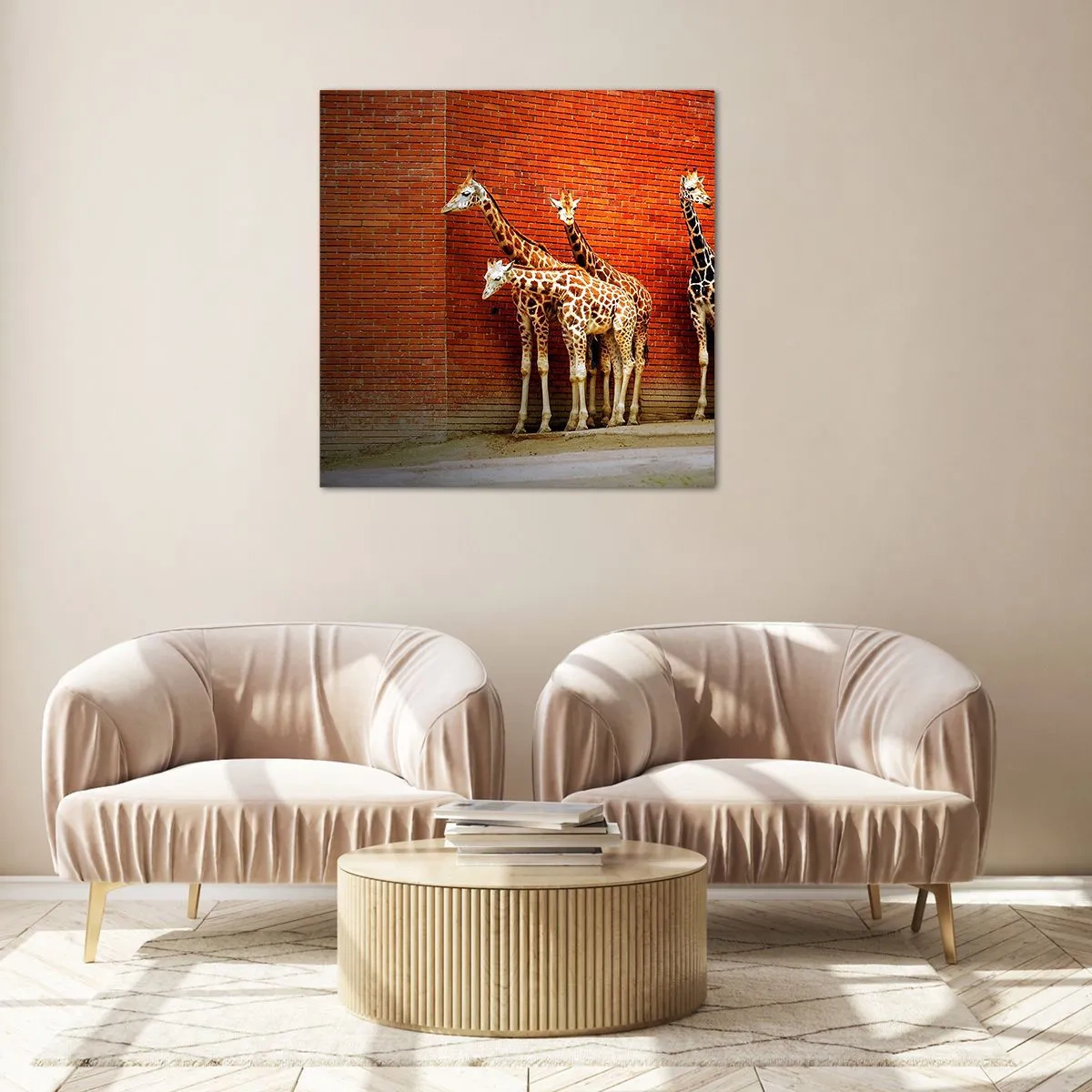 Obraz na skle - Vidíte nejaký agát? - 60x60 cm