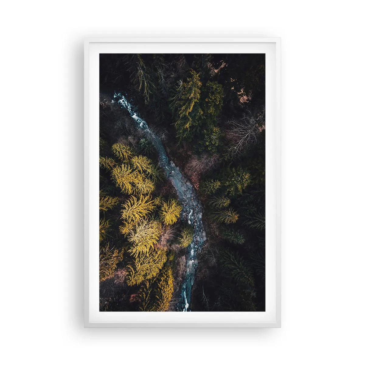 Plagát v bielom ráme - Rýchlo, stále rýchlejšie - 61x91 cm