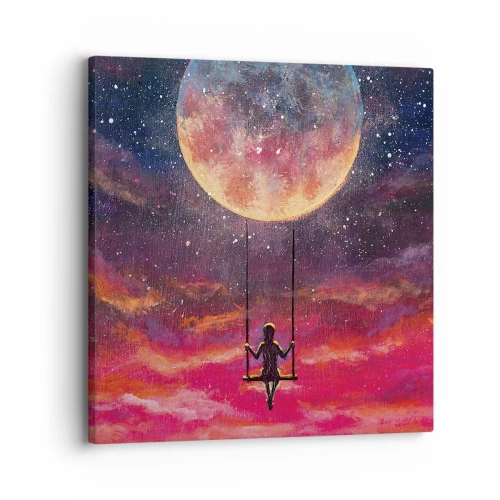 Obraz na plátne - Stavať si vzdušné zámky - 30x30 cm