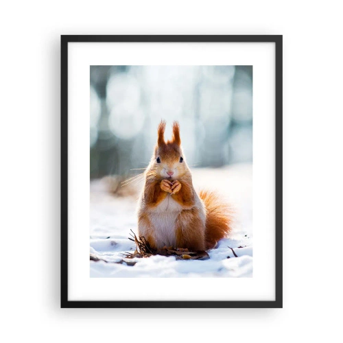 Plagát v čiernom ráme - Čo sa tak pozeráš? - 40x50 cm