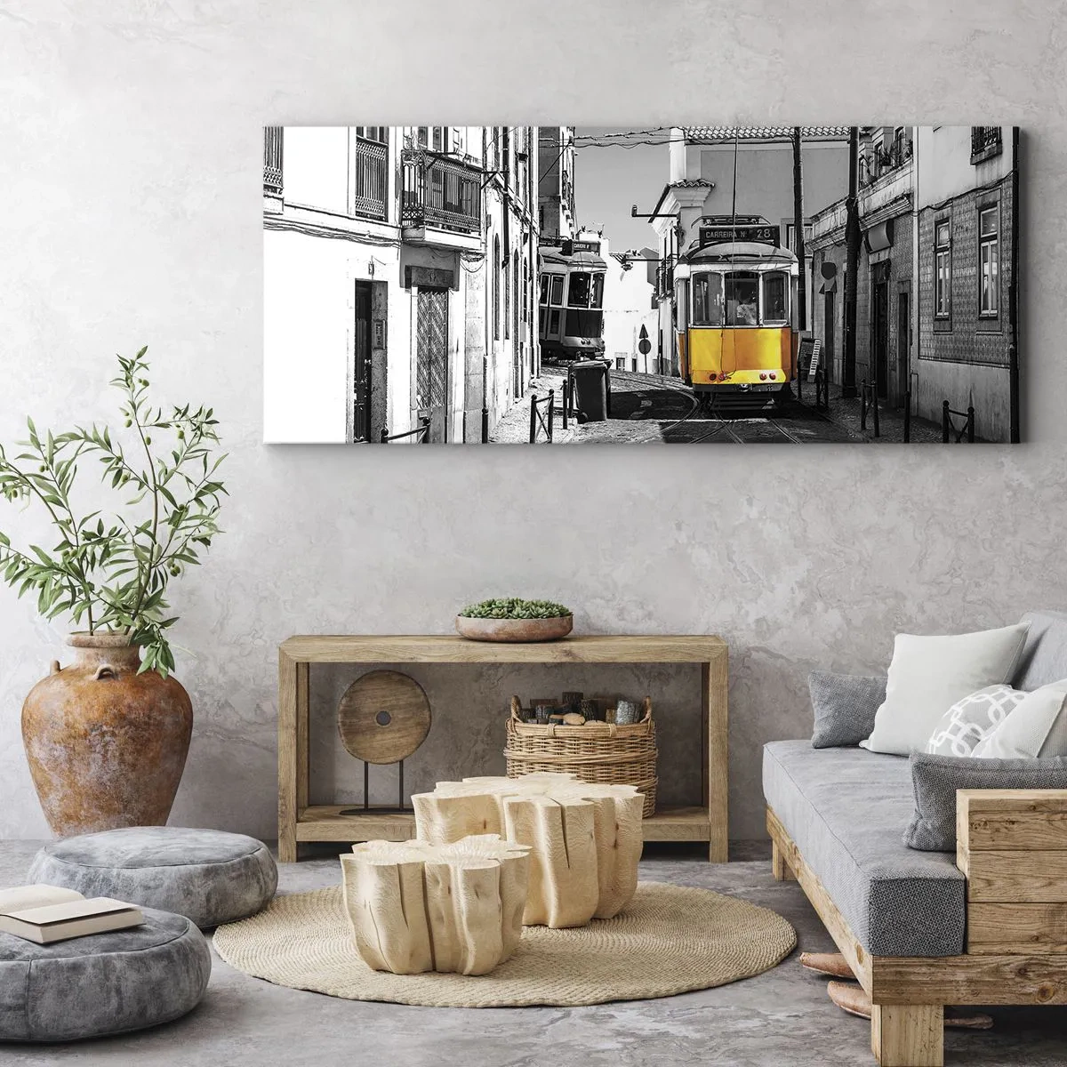 Obraz na plátne - Duch Lisabonu - 160x50 cm