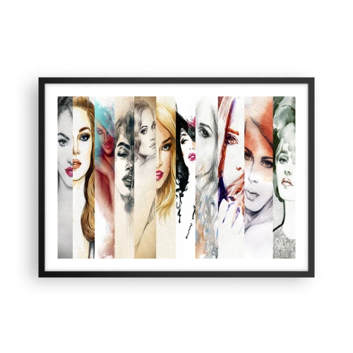 Plagát v čiernom ráme - A vždy si to TY - 70x50 cm