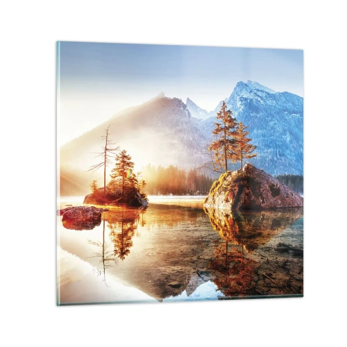 Obraz na skle - Príroda v novom svetle - 30x30 cm