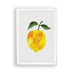 Plagát v bielom ráme - Ako spoznať chuť slnka - 70x100 cm