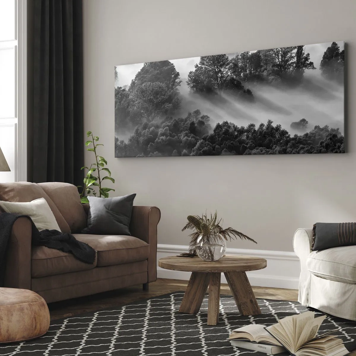 Obraz na plátne - Prebúdzanie zo spánku - 100x40 cm