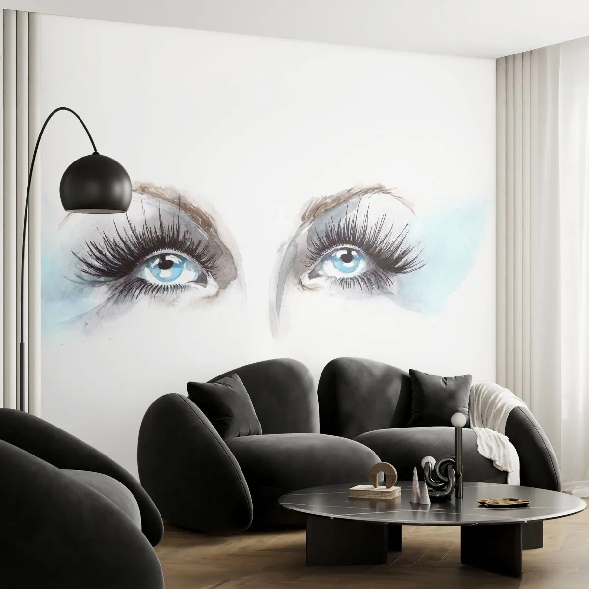 Fototapeta Standard Eco - Oči anjela? - Ženská tvár, Ženské oči, Kus - 400x280 cm