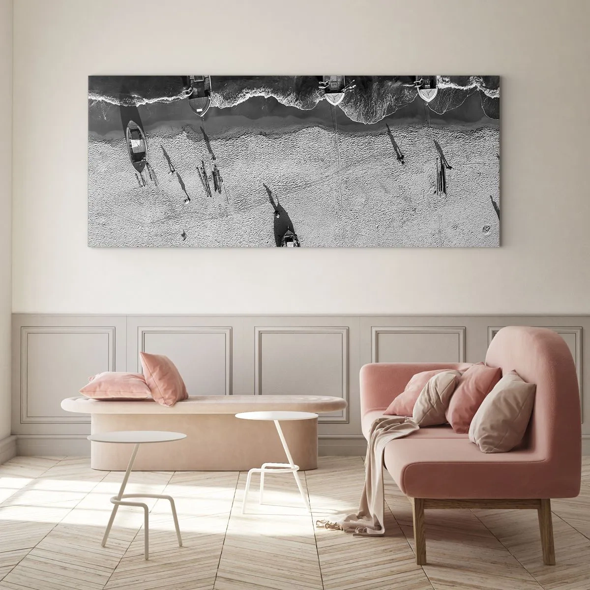 Obraz na skle - Ešte na brehu… - 100x40 cm