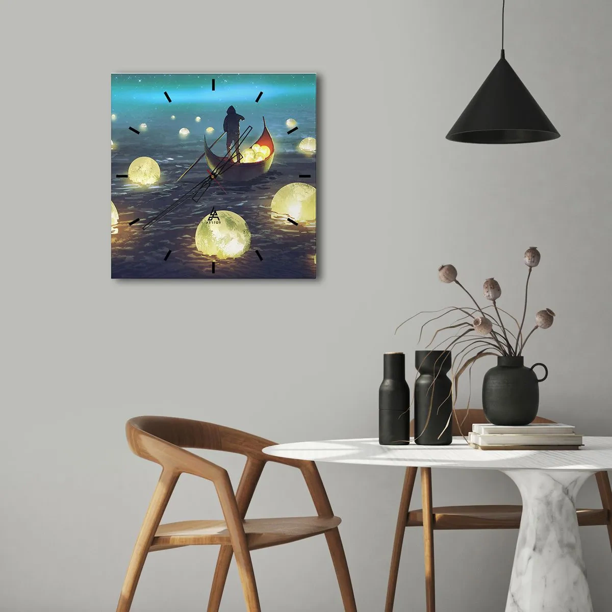 Nástenné hodiny - Veci, o ktorých sa filozofom nezdá - 40x40 cm