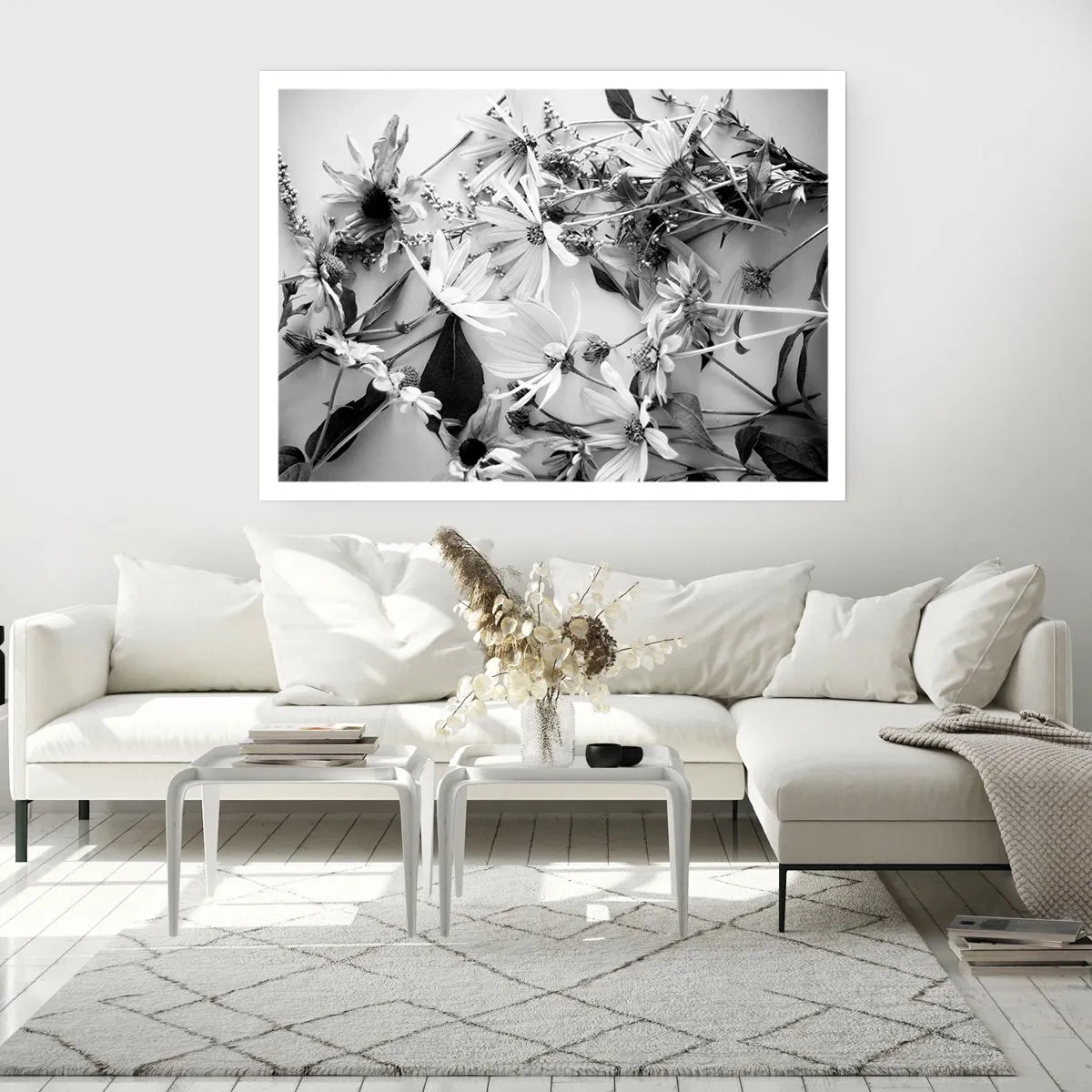 Plagát - Kvety bez kytice - 70x50 cm