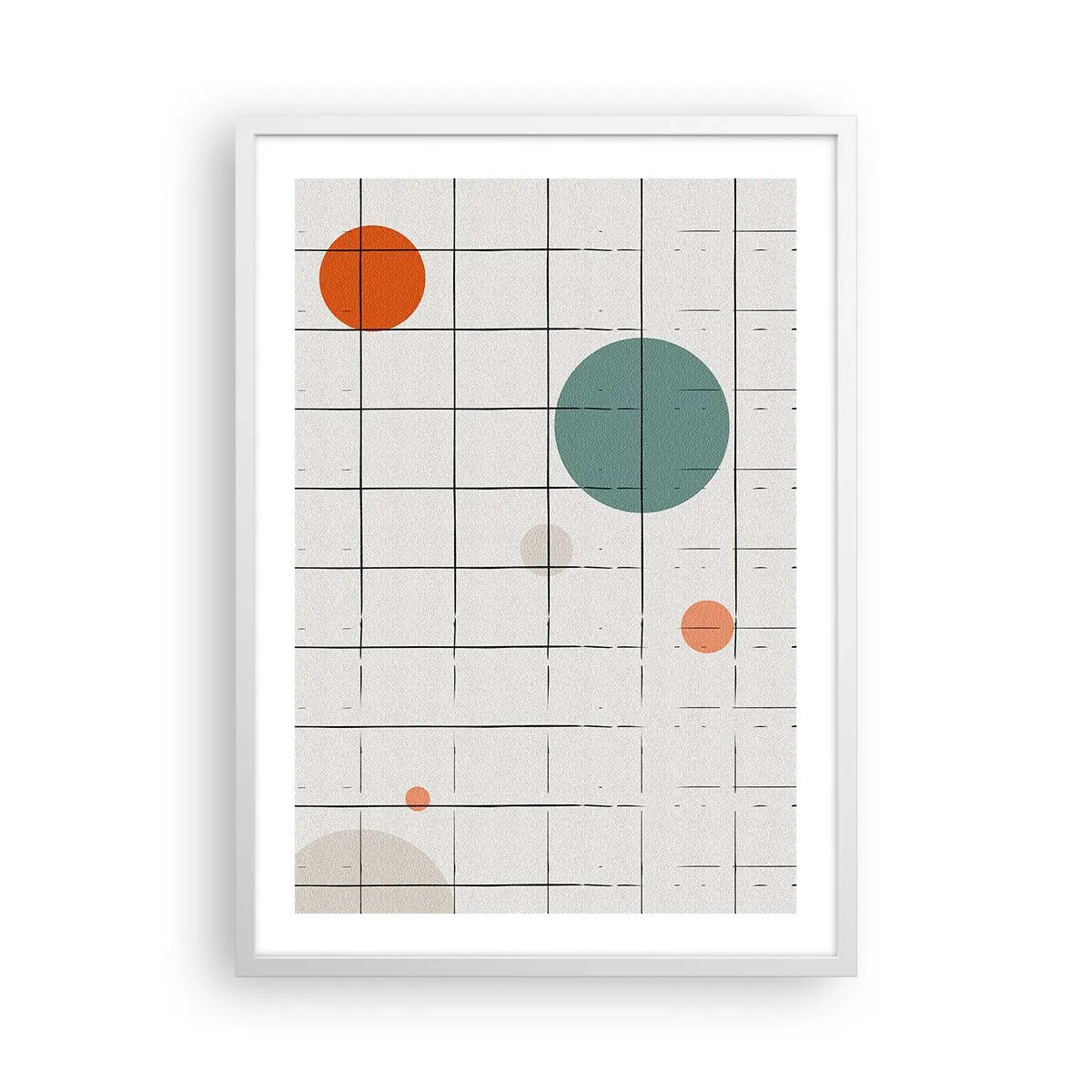 Plagát v bielom ráme - Uväznené. My alebo ony? - 50x70 cm