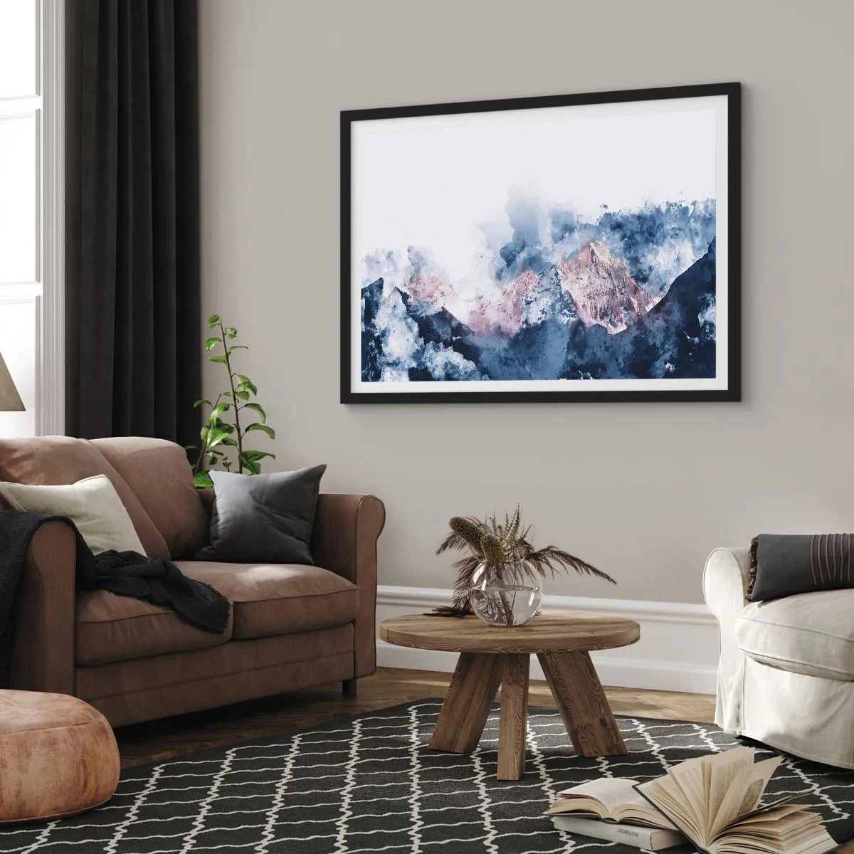 Plagát v čiernom ráme - To sú vrcholy! - 100x70 cm