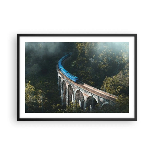 Plagát v čiernom ráme - Príťažlivosť prírody - 70x50 cm