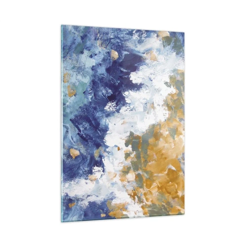 Obraz na skle - Tanec živlov - 50x70 cm