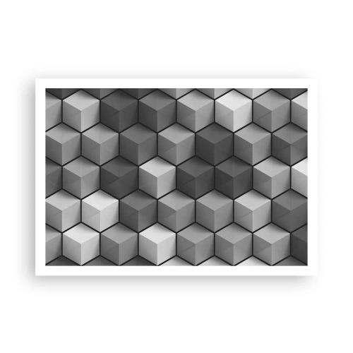 Plagát - Kubistické puzzle - 100x70 cm