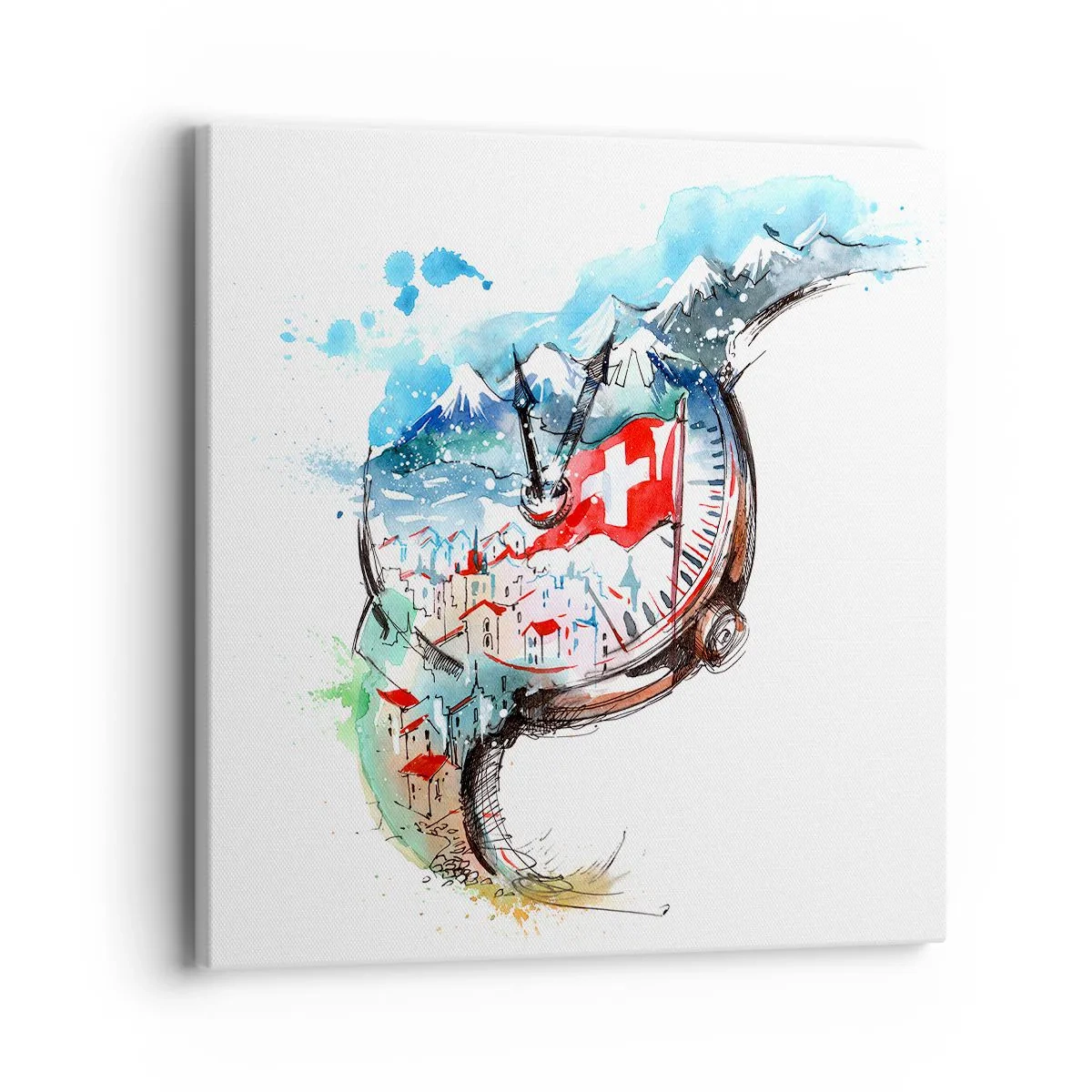 Obraz na plátne - Duch Švajčiarska - 40x40 cm