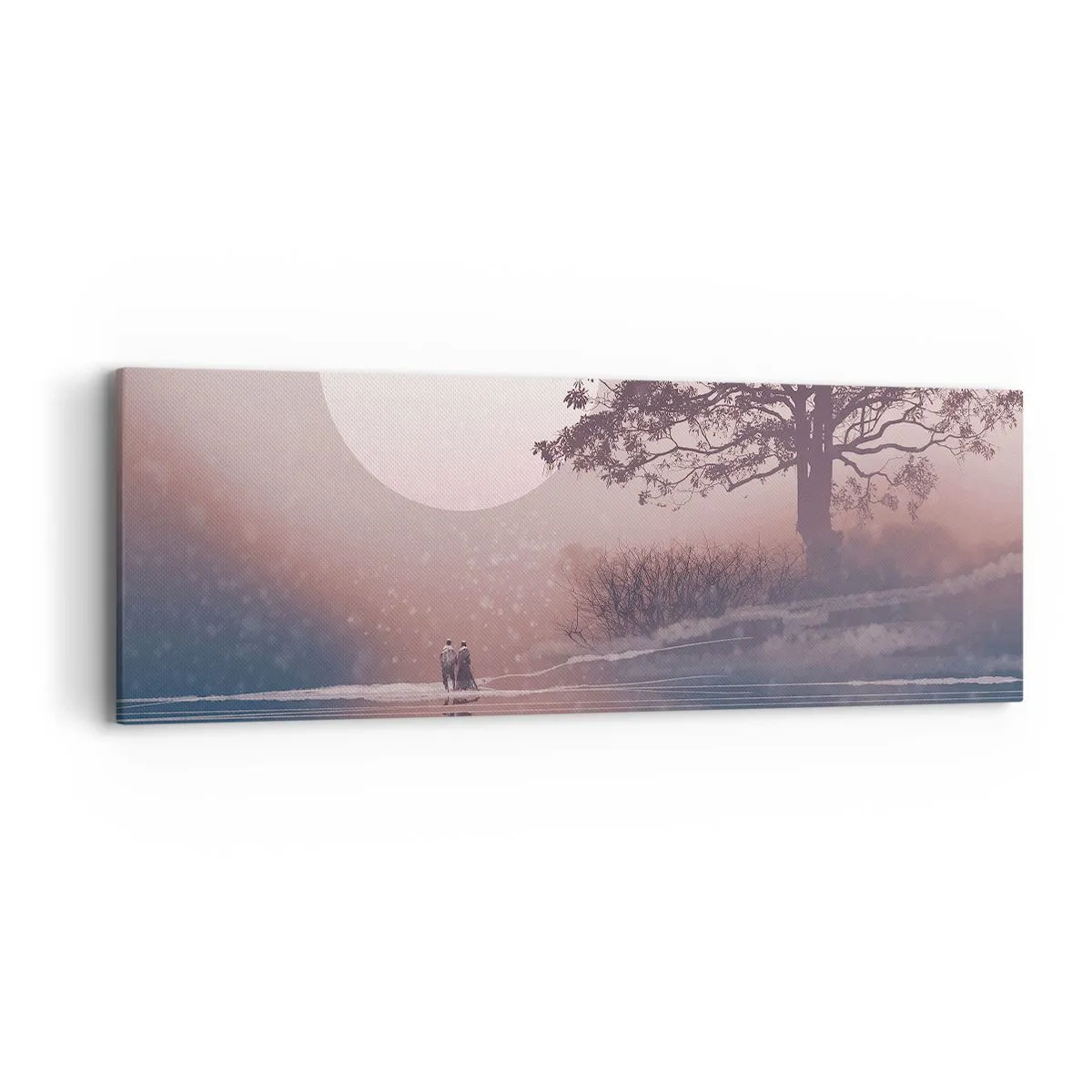 Obraz na plátne - Nočné zázraky - 90x30 cm