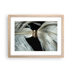 Plagát v ráme zo svetlého duba - …a neopustím ťa…. - 40x30 cm