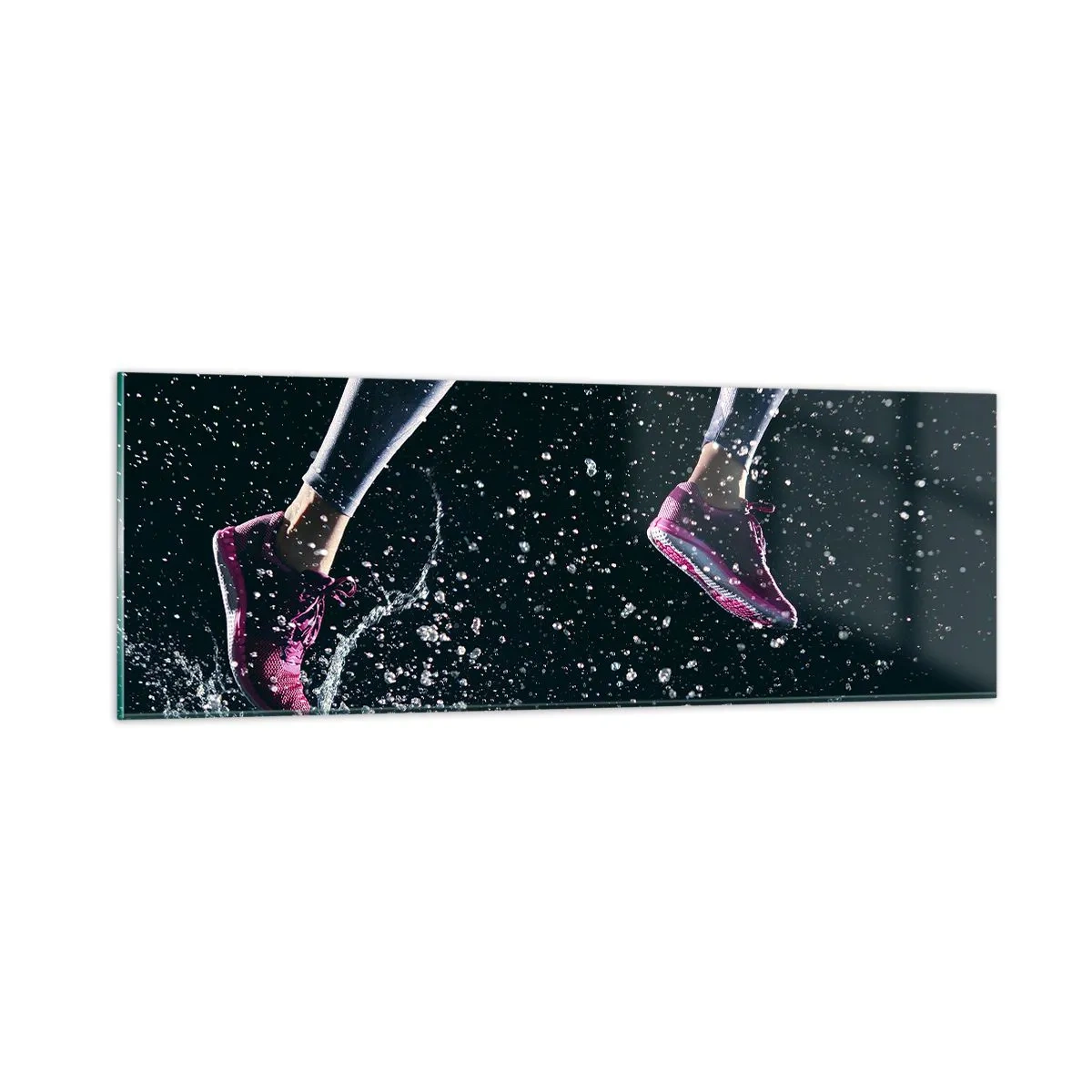 Obraz na skle - Bež ako vietor - 90x30 cm