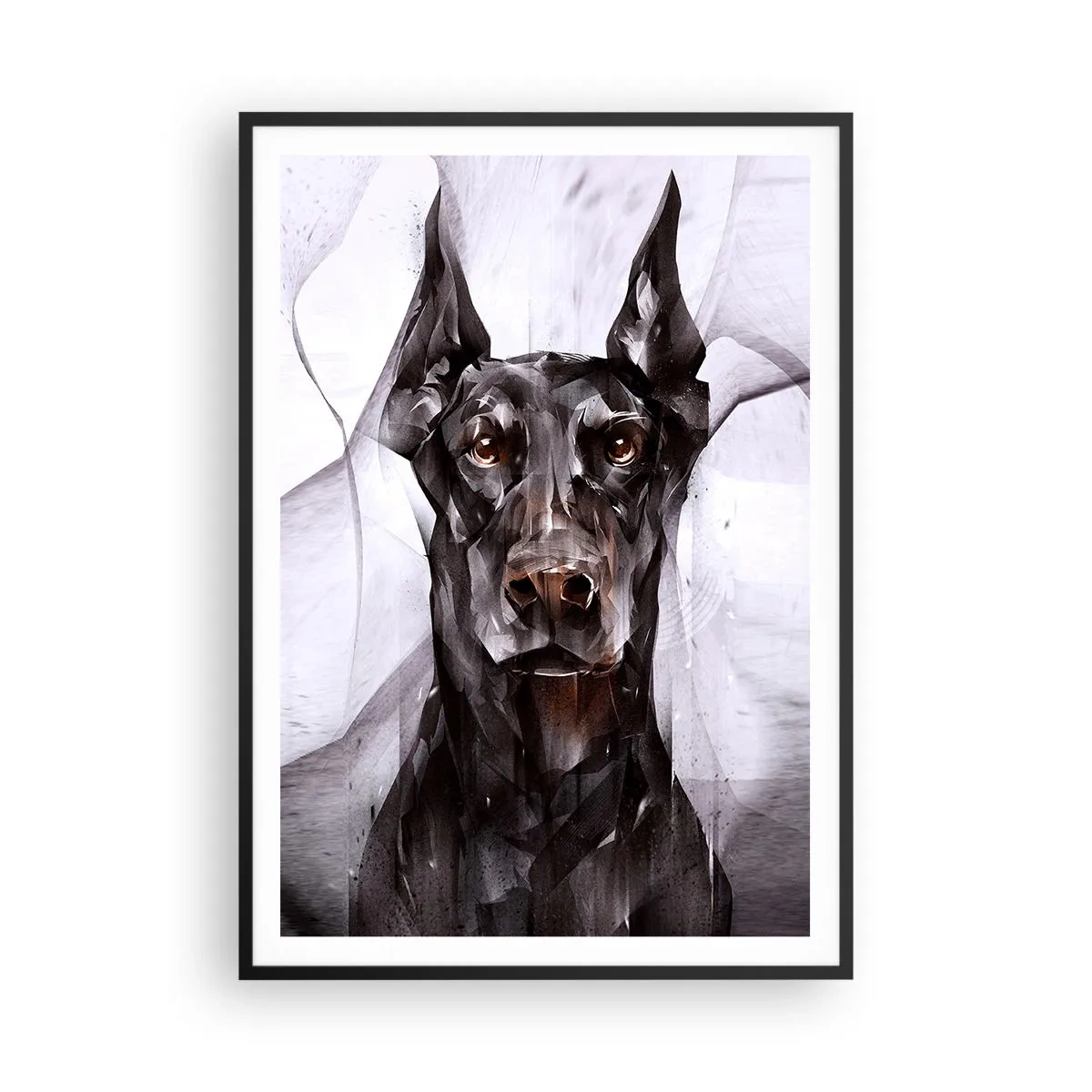 Plagát v čiernom ráme - Z urodzeného rodu - 70x100 cm