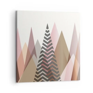 Obraz na plátne - Pyramidálny pohľad - 50x50 cm