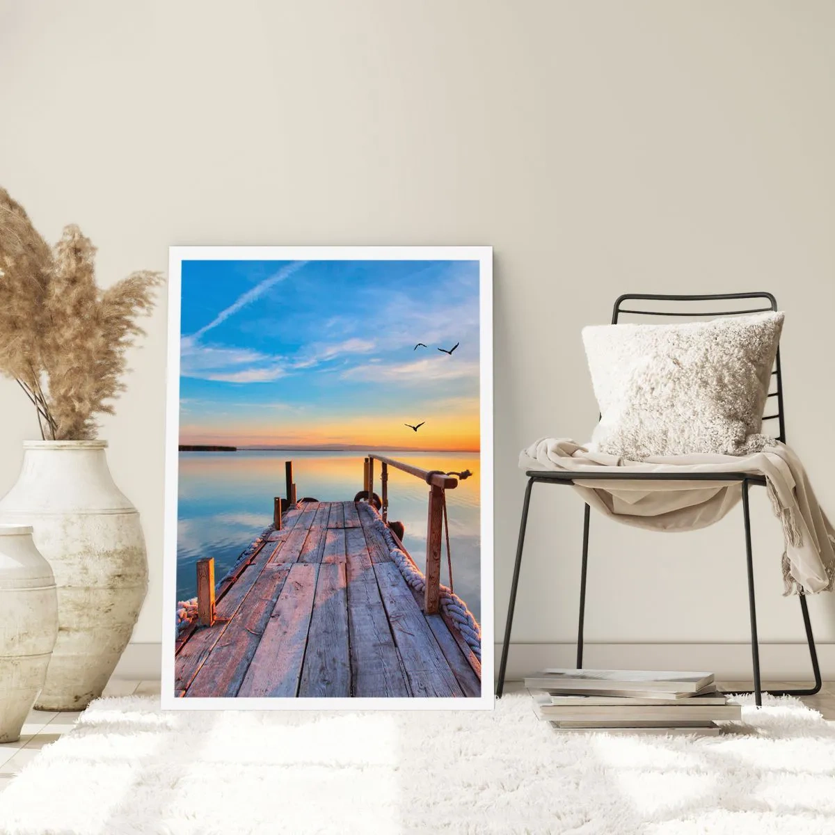 Plagát - Ísť pred seba smerom k slnku - 50x70 cm