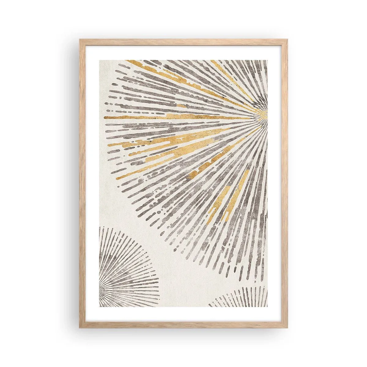 Plagát v ráme zo svetlého duba - Krása lúča - 50x70 cm