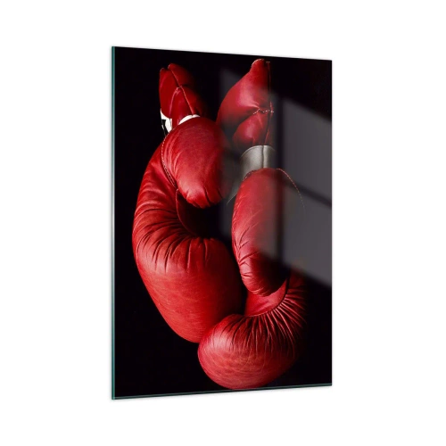 Obraz na skle - Emócie boja za nami - 50x70 cm