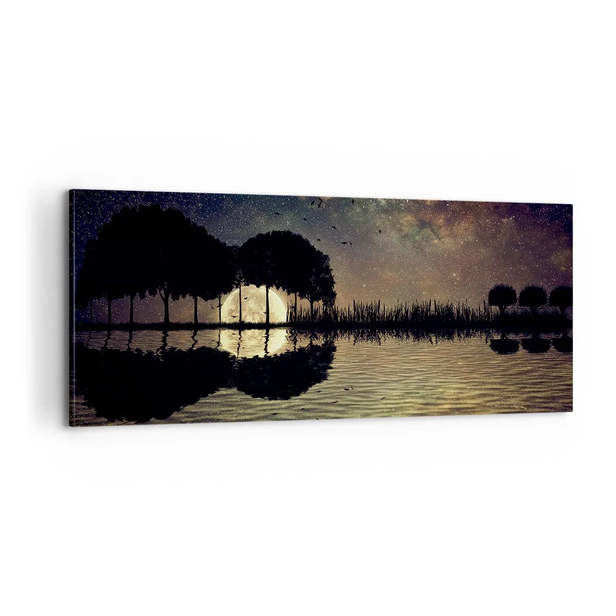 Obraz na plátne - Noc na konci sveta - 100x40 cm