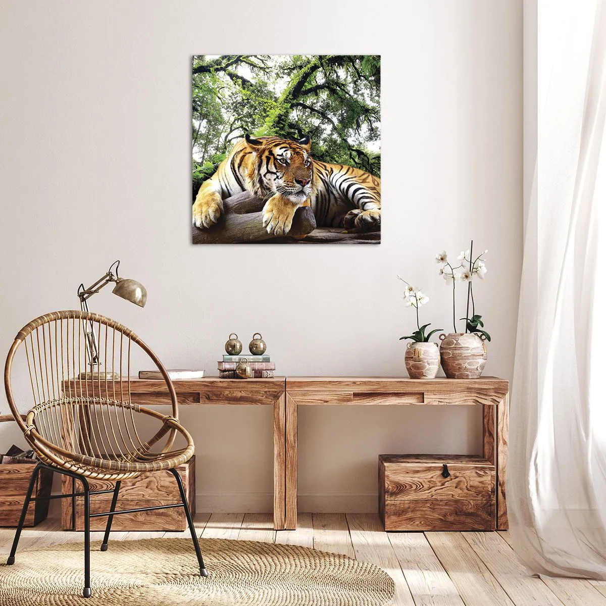 Obraz na plátne - S úctou - 70x70 cm