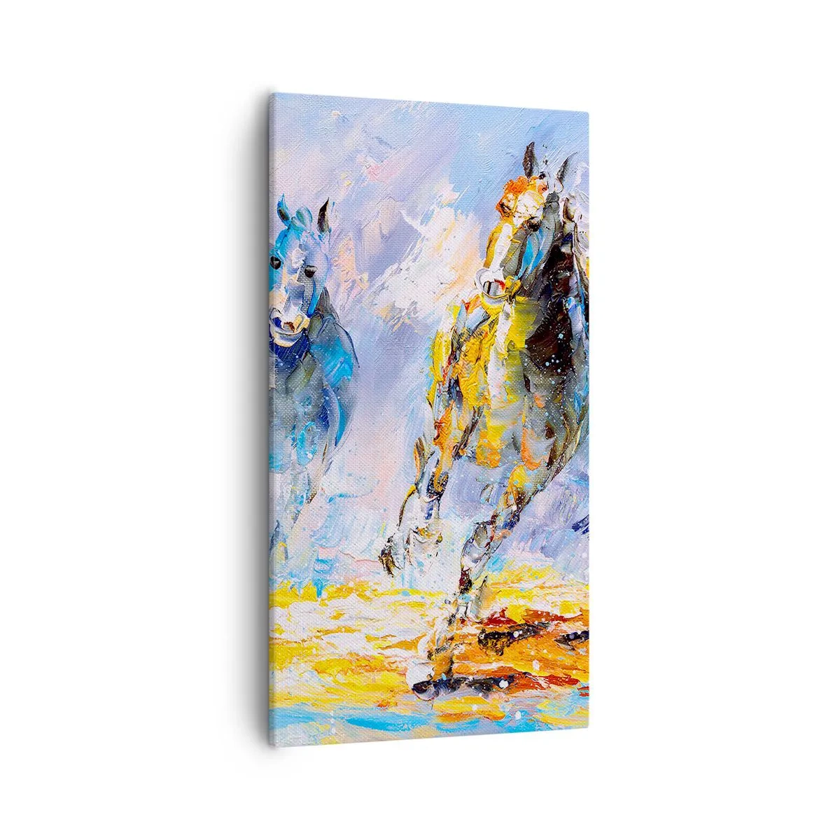 Obraz na plátne - Cvalom cez žiaru - 55x100 cm