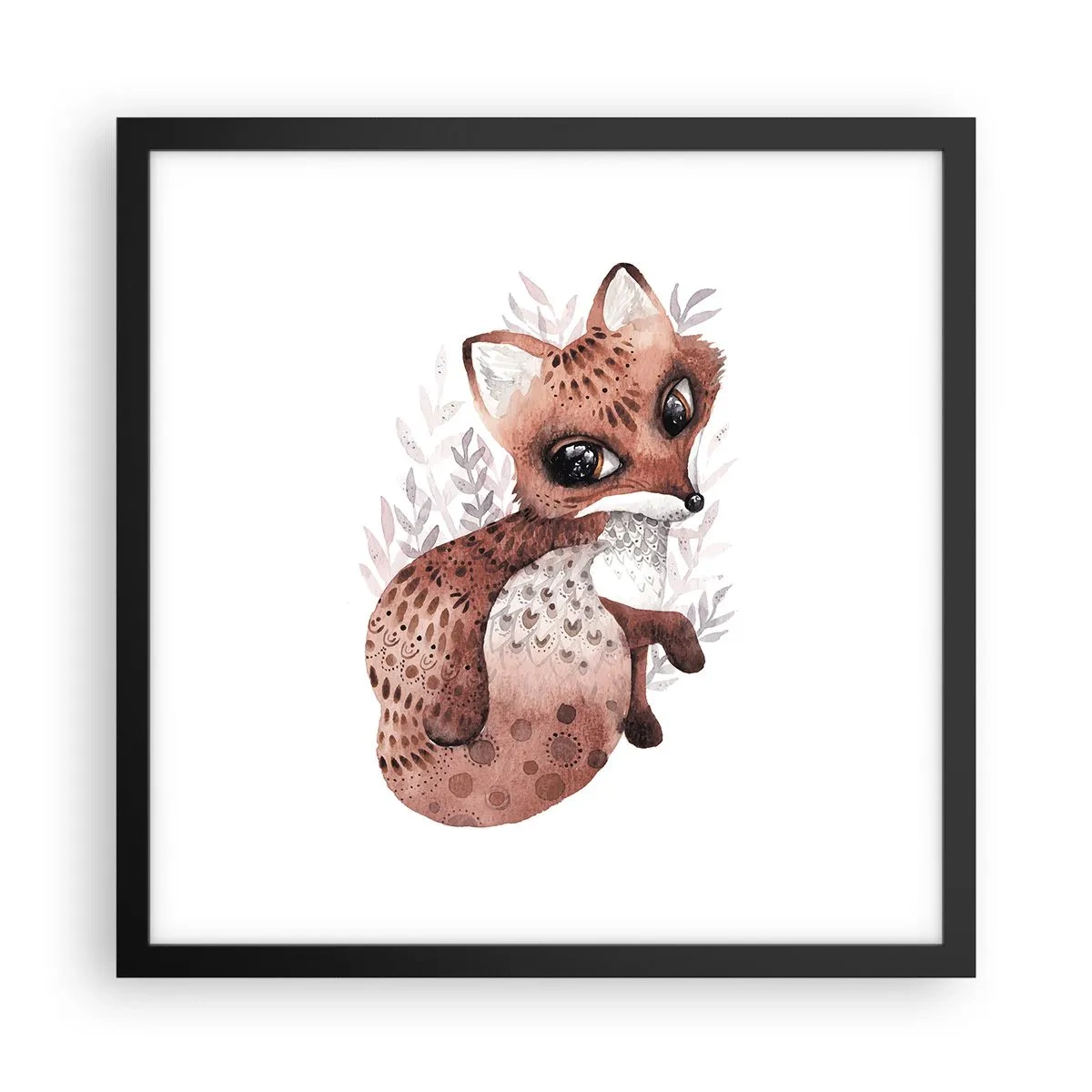 Plagát v čiernom ráme - Proste sa zamilovať - 40x40 cm