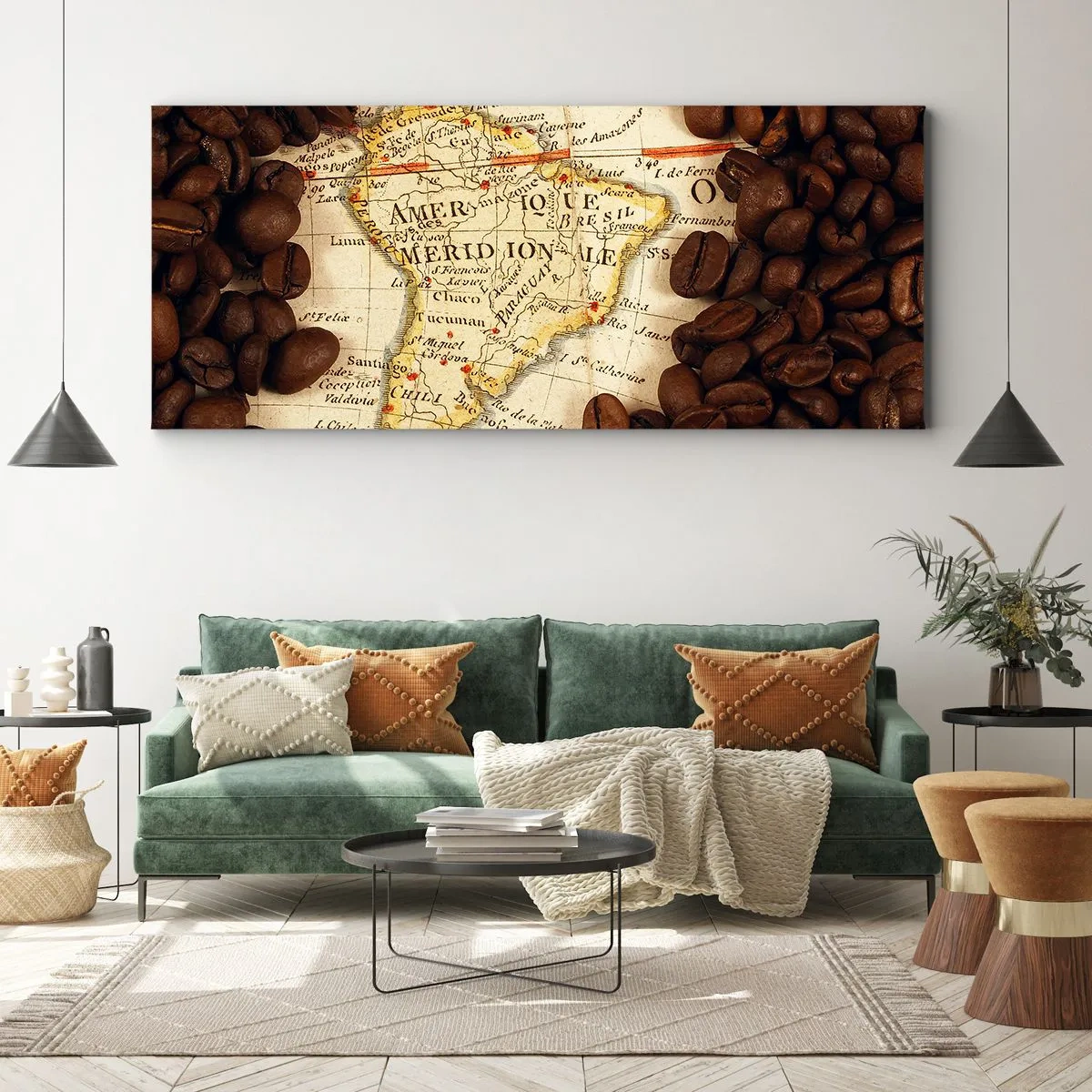 Obraz na plátne - Odkiaľ je najlepšia káva? - 100x40 cm