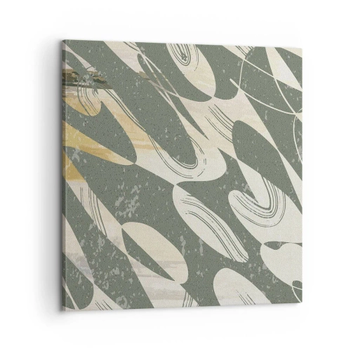 Obraz na plátne - Rytmizovaná abstrakcia - 60x60 cm