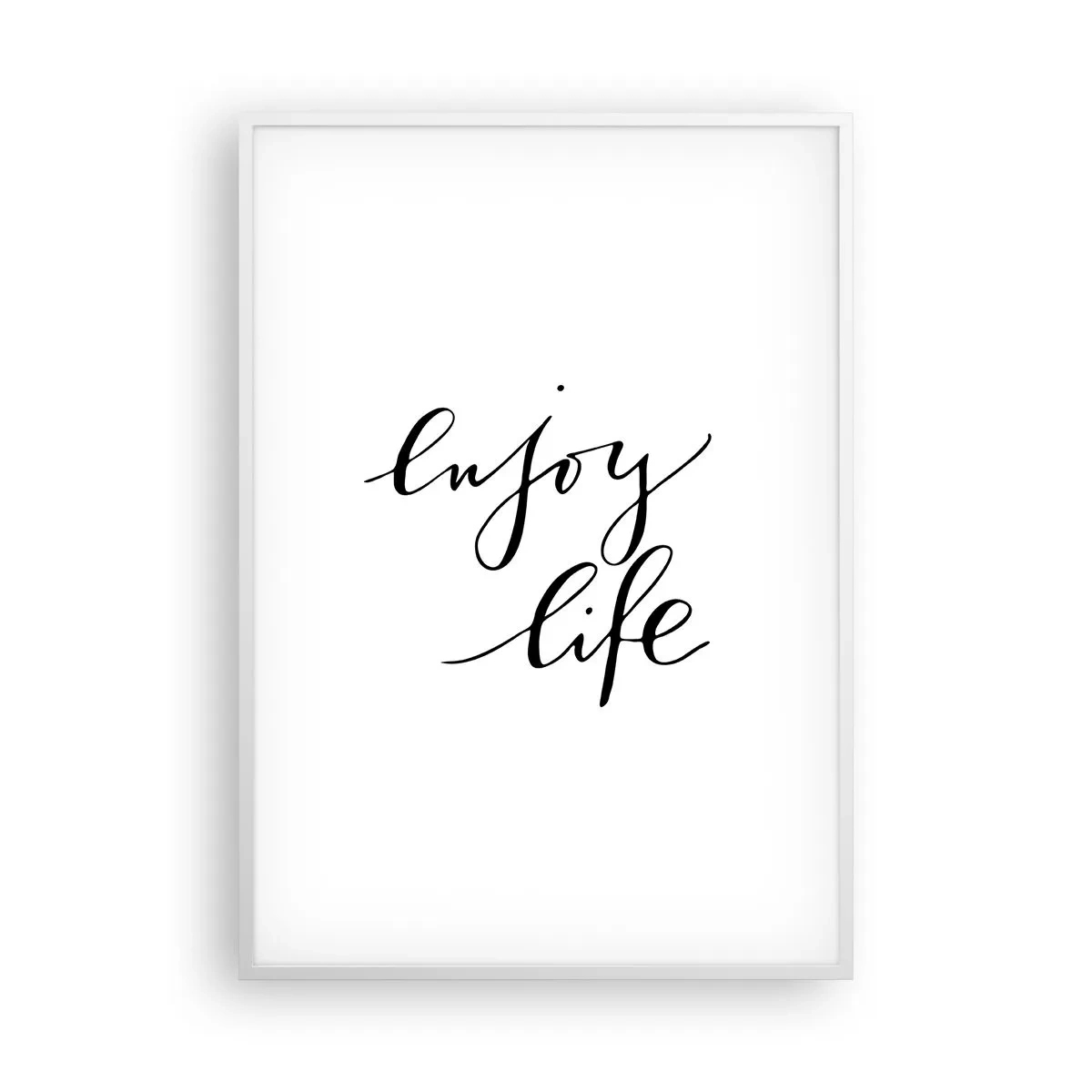 Plagát v bielom ráme - Niet čo dodať… - 70x100 cm