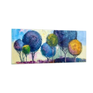 Obraz na skle - Guľa - tvar ideálu - 100x40 cm