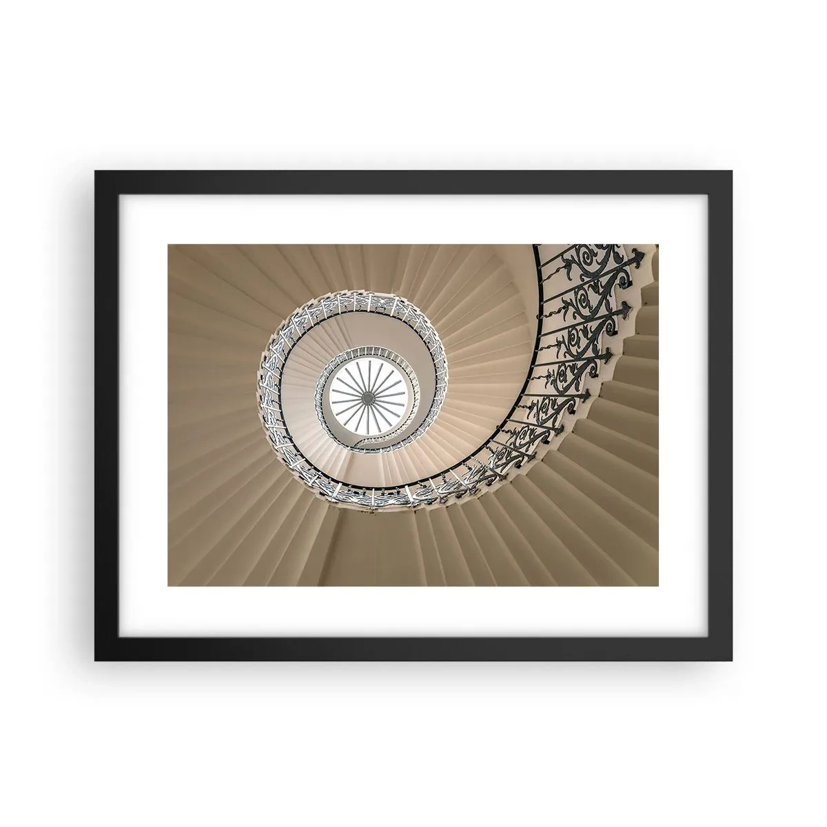 Plagát v čiernom ráme - Vnútri mušle - 40x30 cm