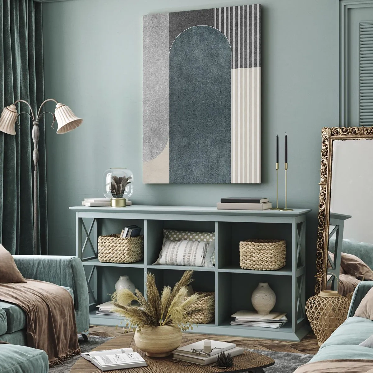 Obraz na plátne - Kompozícia na úrovni - 70x100 cm