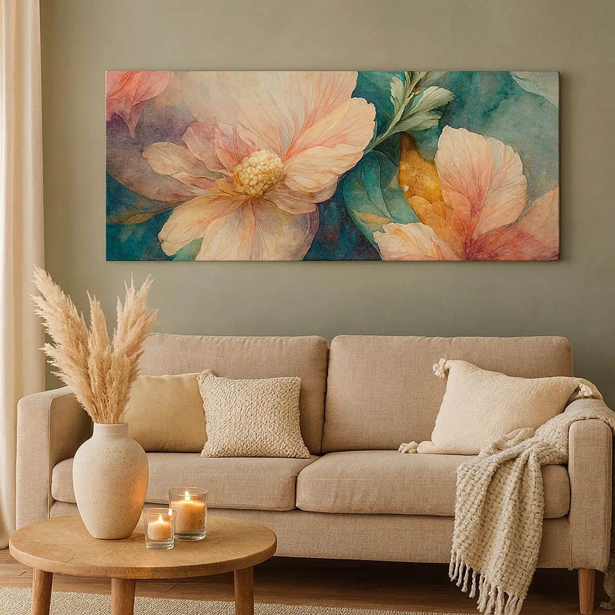 Obraz na plátne - Číra subtílnosť - 100x40 cm