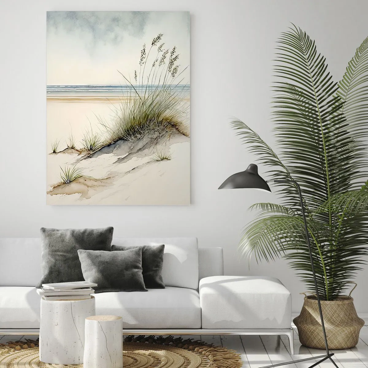 Obraz na skle - Stvorená vetrom - 50x70 cm