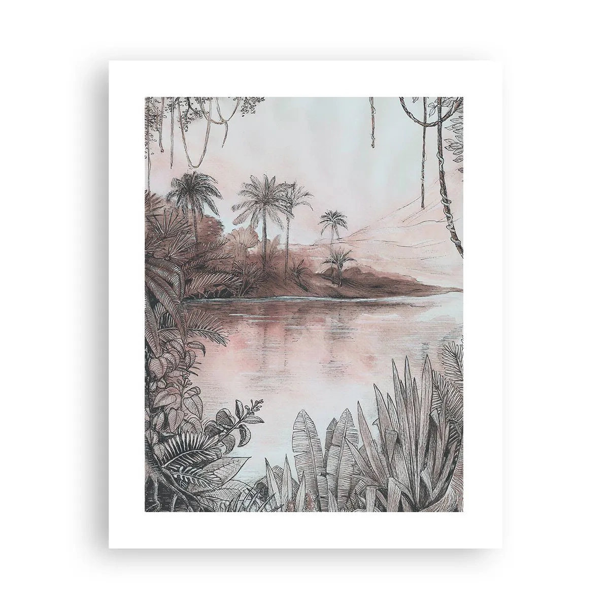 Plagát - Denník cestovateľa z 19. storočia - 40x50 cm