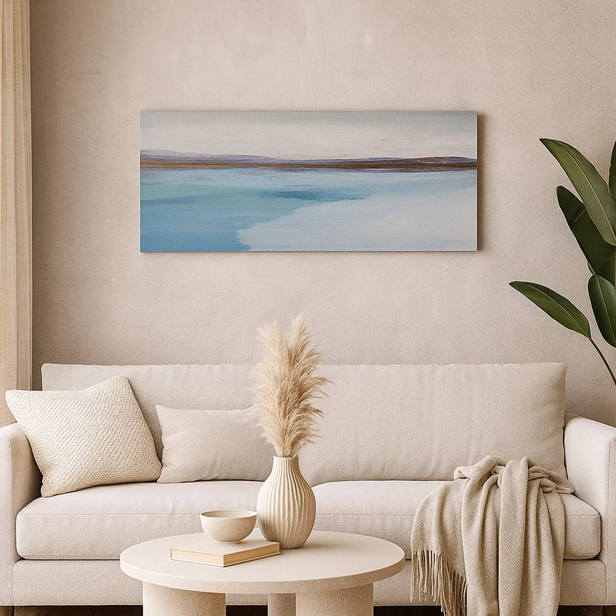 Obraz na plátne - Horizontálna krajina - 30x30 cm