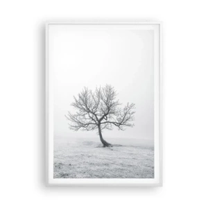 Plagát v bielom ráme - Proti ničote - 70x100 cm